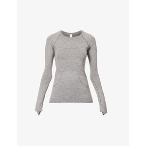 Texas Tech Swiftly Tech 2.0 Long Sleeve Slate Grey Shirt Size 6 NWT